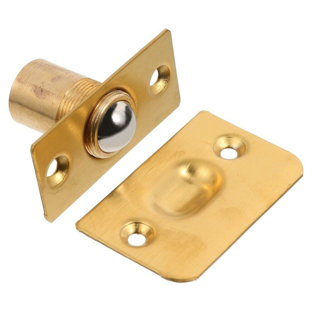 Adjustable Cabinet Closet Door Drive-in Large Ball Catch Stainless Steel Door Bumper Rust-proof And Toughness