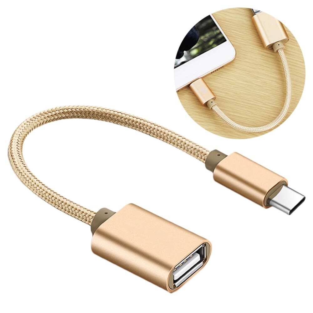 Adaptateur USB Type câble OTG Type C vers USB 2.0 adaptateur OTG type-c pour Samsung HUAWEI Xiaomi MacBook USBC OTG câble de téléphone portable