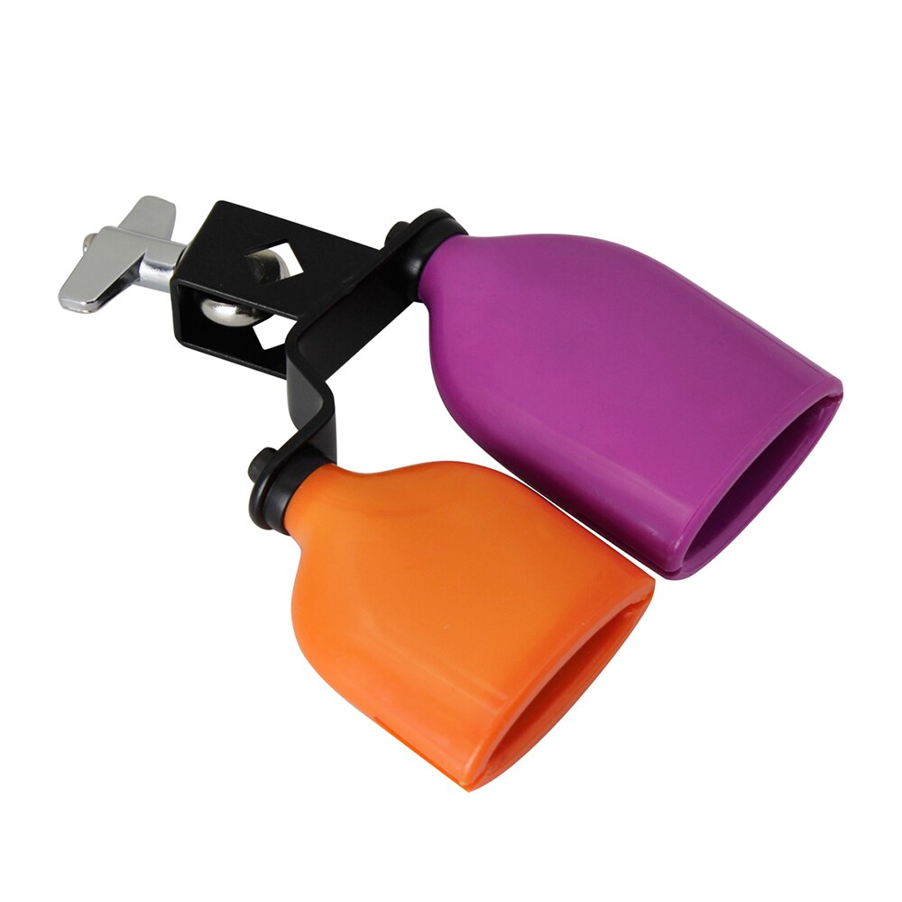 Cowbell deux couleurs ensemble de batterie haute et basse basse Alto taille enfants jouet ABS matériel Instrument de Percussion