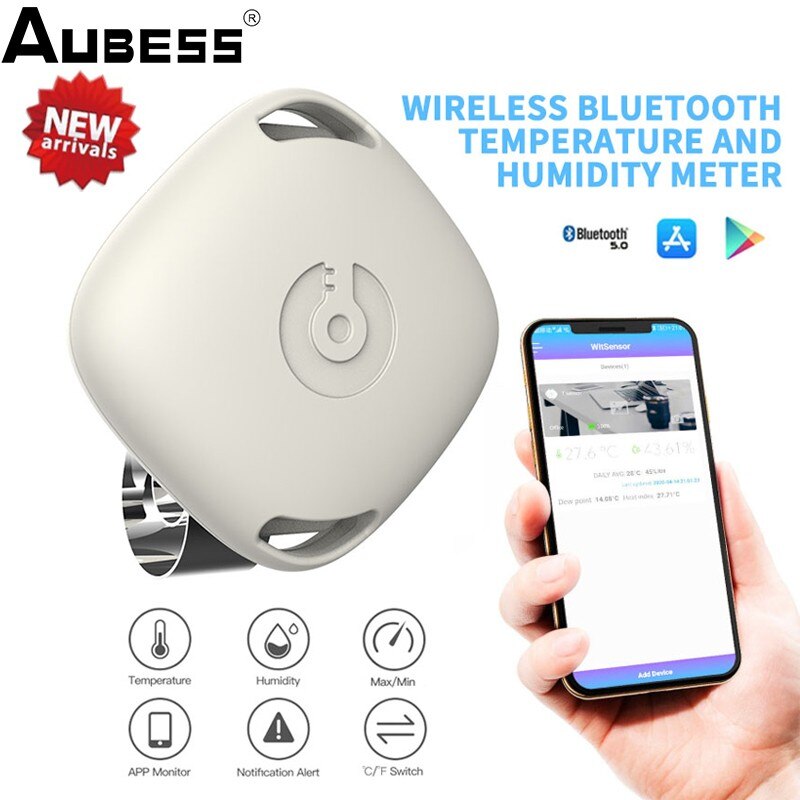 Bluetooth 5.0 Wireless Thermometer Hygrometer Temperature And Humidity Intelligent Sensor Sensor T201 Data Logger Indoor Outdoor