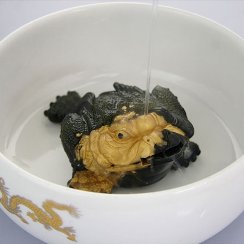 Juego de té chino de para mascotas, Toad, Té morado, barro, pequeño, decoración de Ceremonia de té