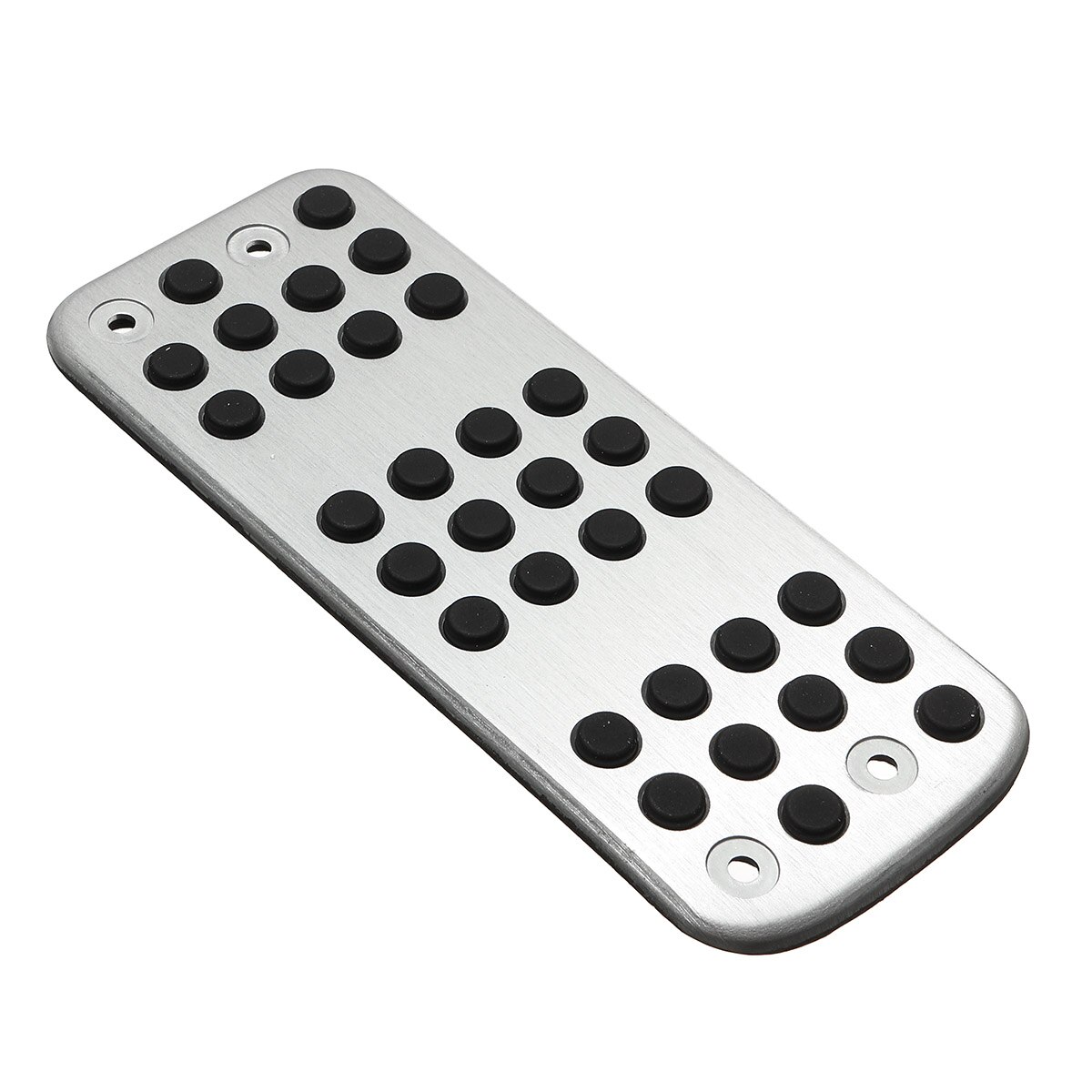 Auton jalkatuki jalkatukilevyt poljinpehmusteen suojus peugeotille 206 206cc 207 no hitsaus luistamaton alumiini