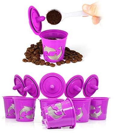 Icafilasreusable k kuppi täytettävä kapseli kahvisuodatinkotelo keurigille 2.0, k 200, k 250