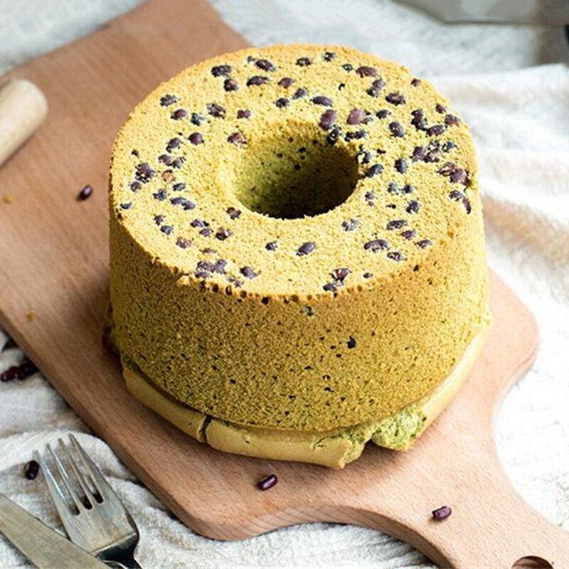 6Inch 8Inch Aluminum Alloy Round Chiffon Cake Pan Removable Bottom Hollow Chimney Cake Mold DIY Baking Cake Tools