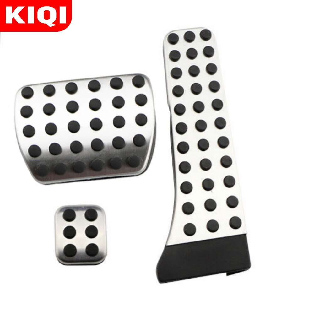 Rvs Auto Pedalen Voor Mercedes Benz Ces Glk Slk Cls Sl-Klasse W203 W204 W211 W212W210 accelerator Rem Voetensteun Pad: AT without Rest
