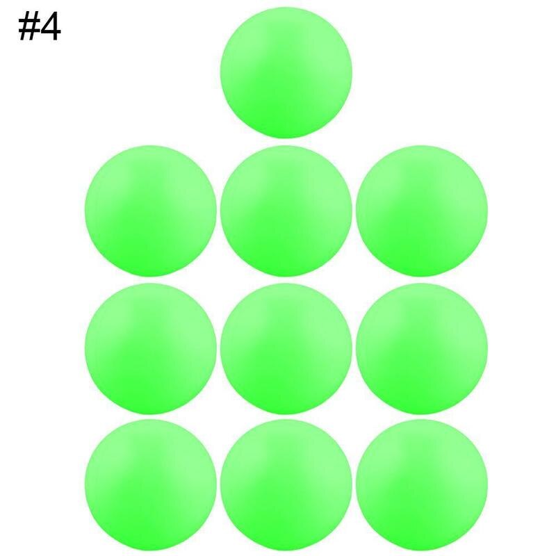 10 Stck 38mm Weiß Bahre Pong Bälle Klingeln Pong Bälle Trinken Bälle Praxis Weiß Tischtennis Ball Klingeln Pong für Spiel und Activit: Grün