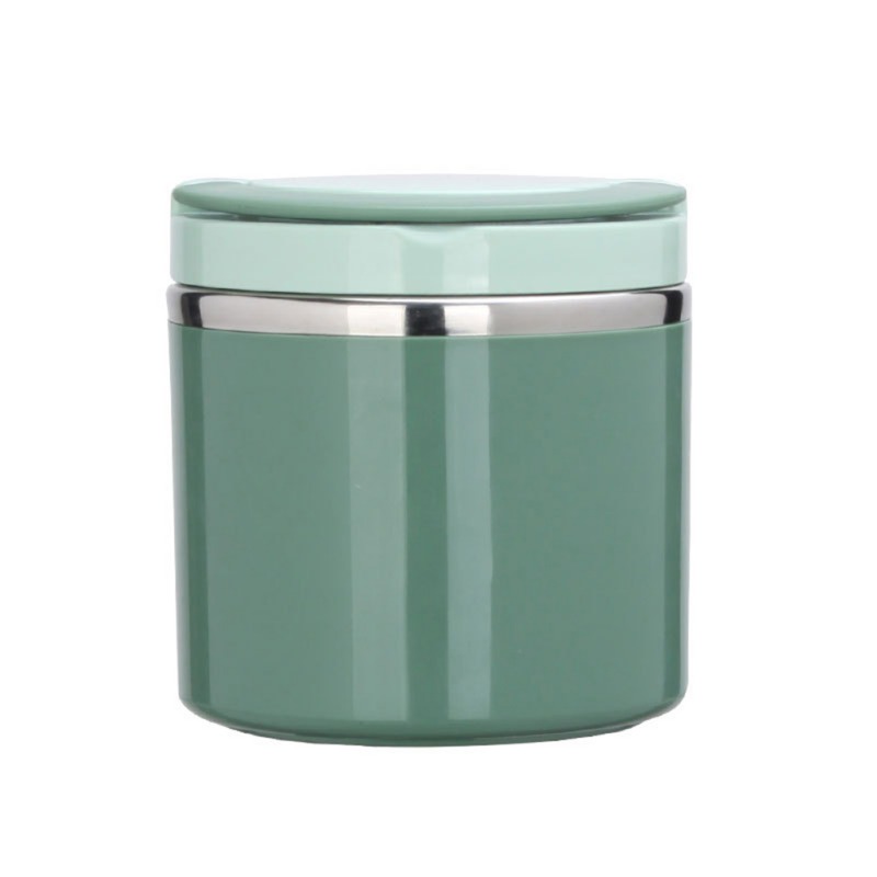 Lunch Bento Box Stainless Steel Soup Cup Leakproof Food Container Thermal Cup Vacuum Flasks Straw Can Be Inserted: G / 630ML