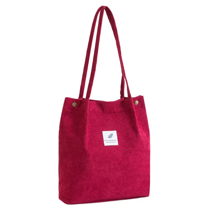 Bolso de hombro de pana Canva, bolso de mano artístico versátil transfronterizo, , portador de campus de estilo coreano: Beige