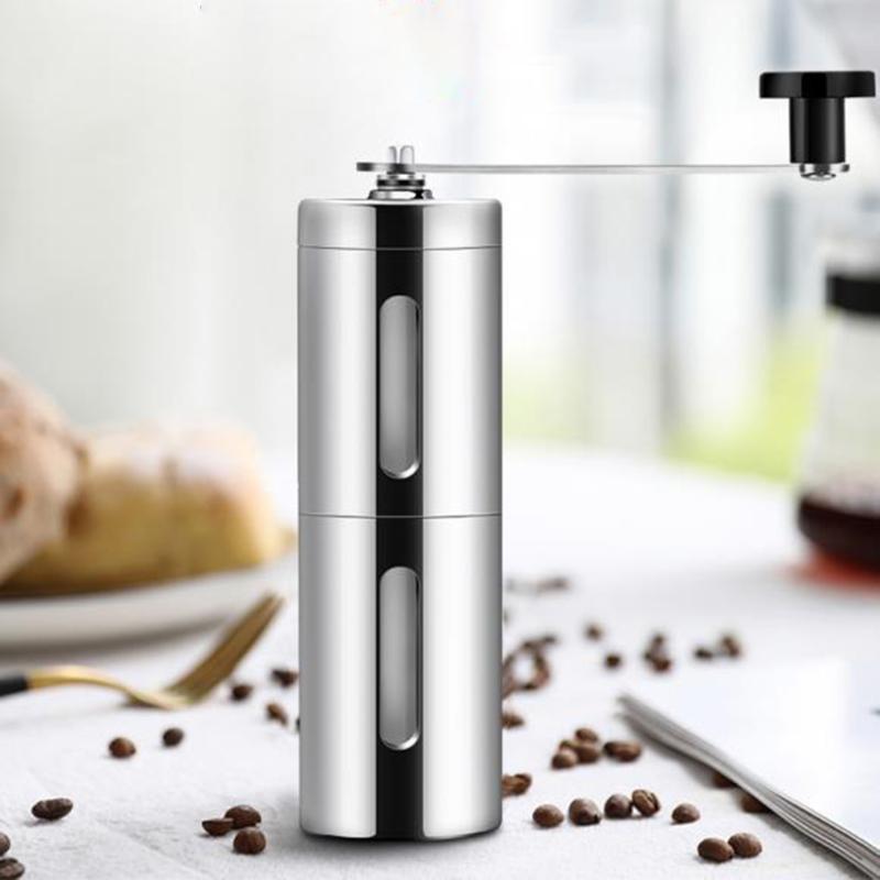 Manuell kaffekvarn kaffebönor kryddor frökvarn handgjord kaffemalningsmaskin köksredskap kafferedskap