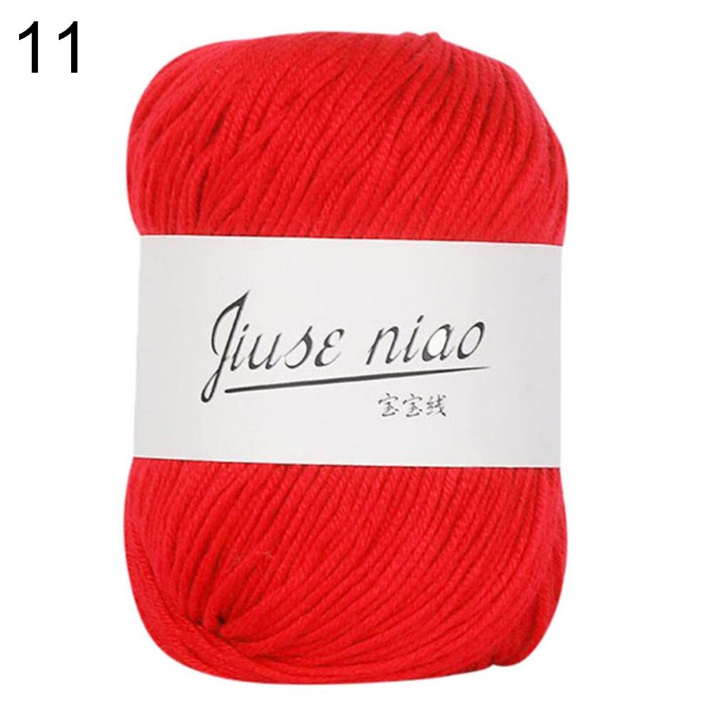 50g Baby Woolen Yarn Knitting Crochet Blanket Sweater Scarf Soft Woven Material