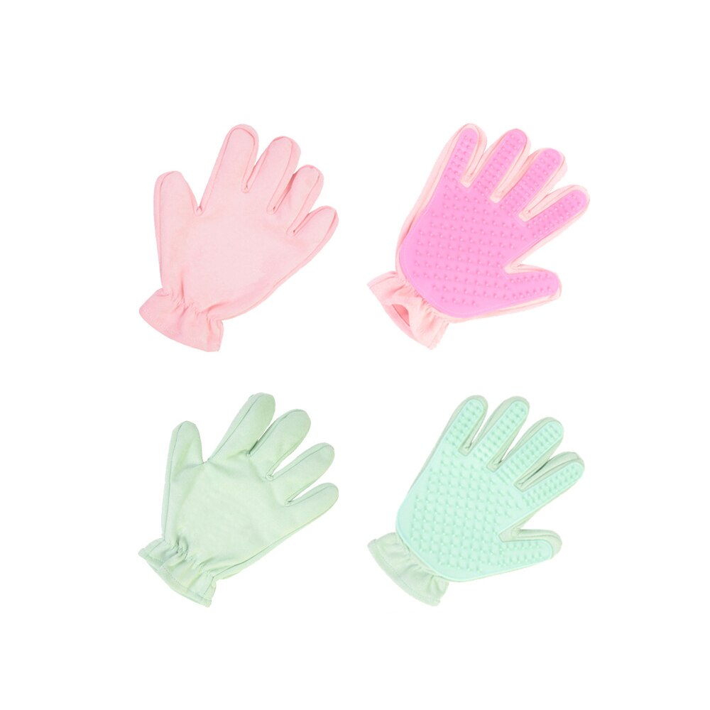 Dele 2 in 1 multifunctionele huisdier hond handschoen haarborstel siliconen huisdier schoonmaakbenodigdheden ontwolde borstel huisdier verzorging massage handschoen kammen