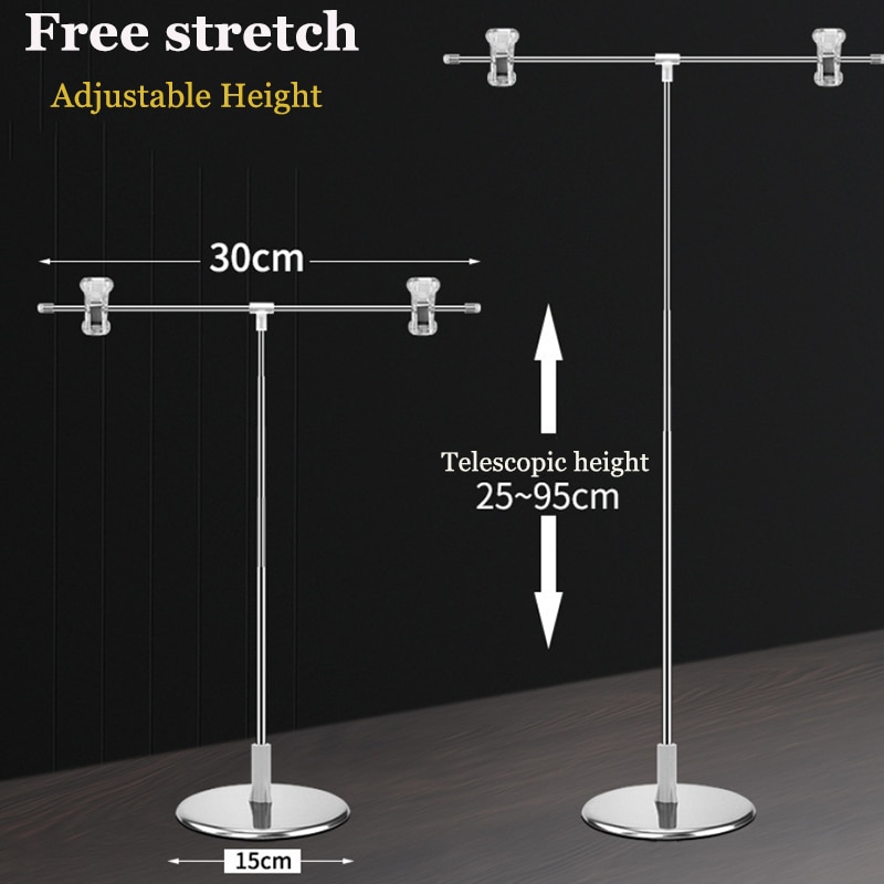 Photography Photo Backdrop Stands Adjustable T-Shape Background Frame Support System Stands With Clamps for Video Studio