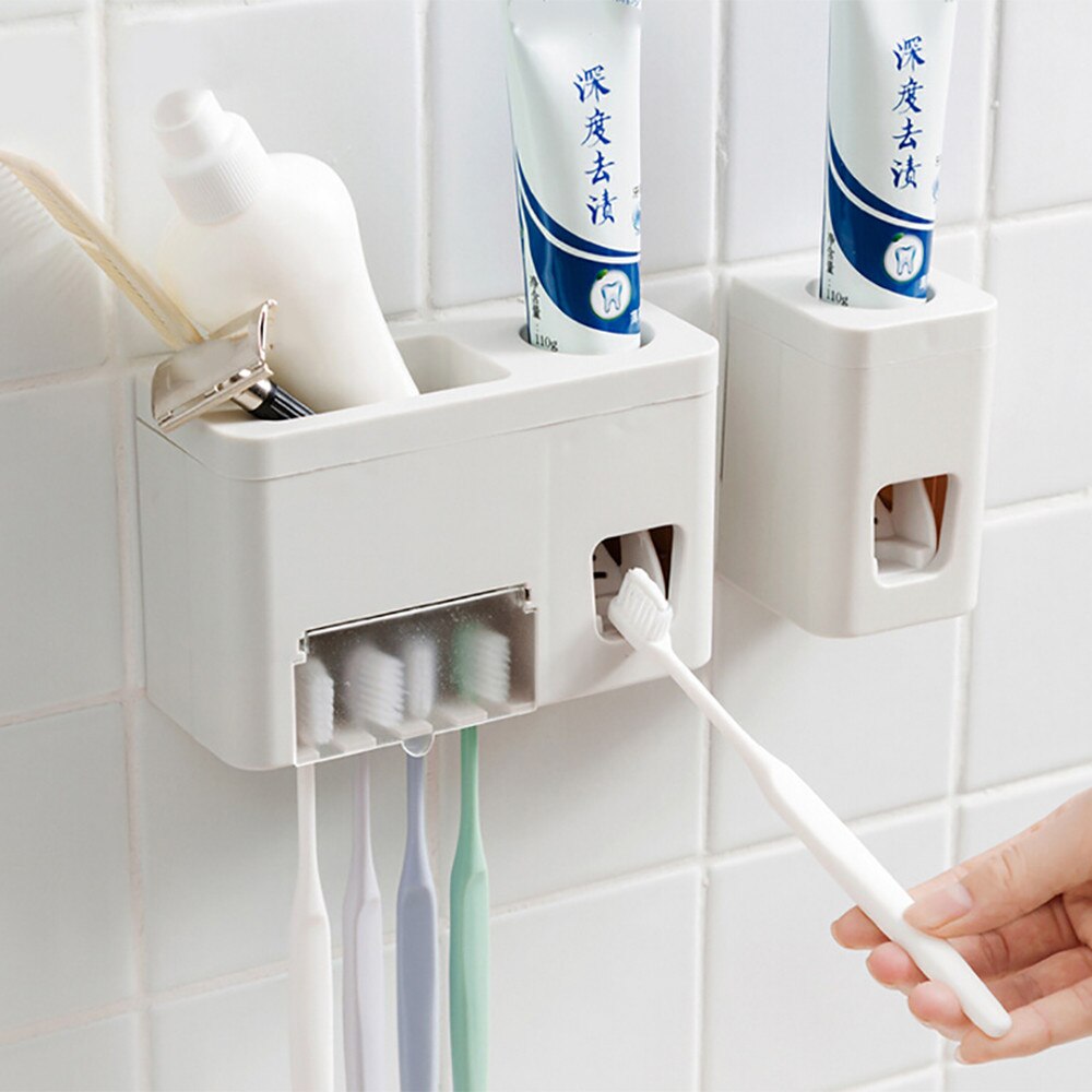 Home Appliances Sorting Organizer Automatic Auto Squeezer Toothpaste Dispenser Hands Free Squeeze Out Bathroom Accessories