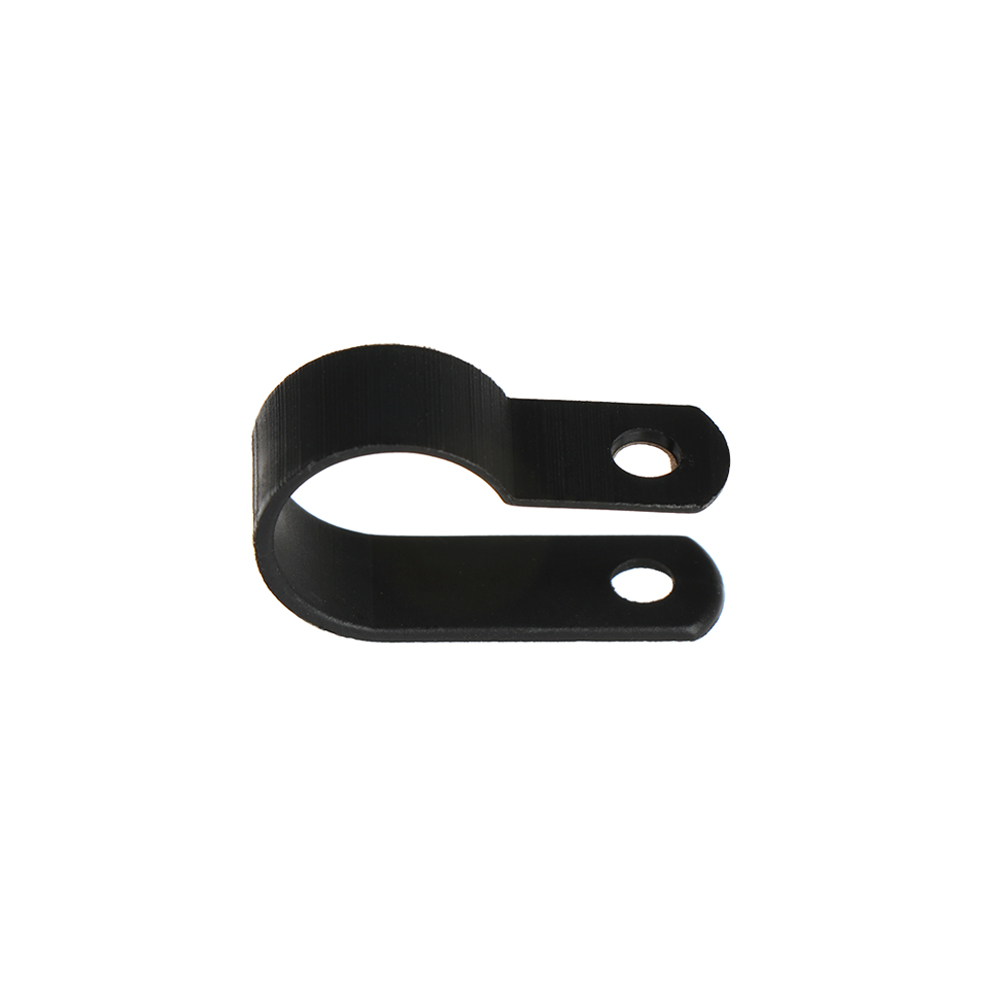 Unids/lote de Clips de plástico P, sujetadores de manguera negros, Cable duradero Tipo R, abrazadera para Cable de nilón, accesorios eléctricos, accesorios de montaje, accesorios eléctricos, 100: 10.4mm-black