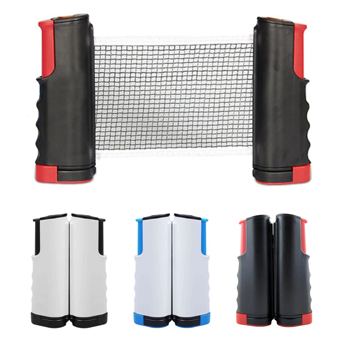 1,7 M malla Net para tenis de mesa Rack PE portátil retráctil extensible de Ping Pong de malla soporte formación competencia Accesorios