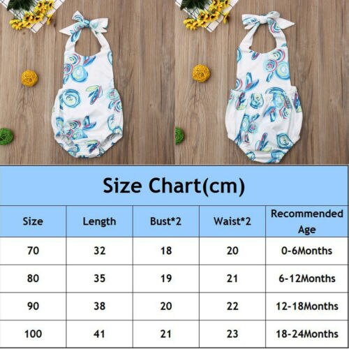 Toddler Baby Boy Girl Summer Romper Jumpsuit Outfits Sunsuit Clothes