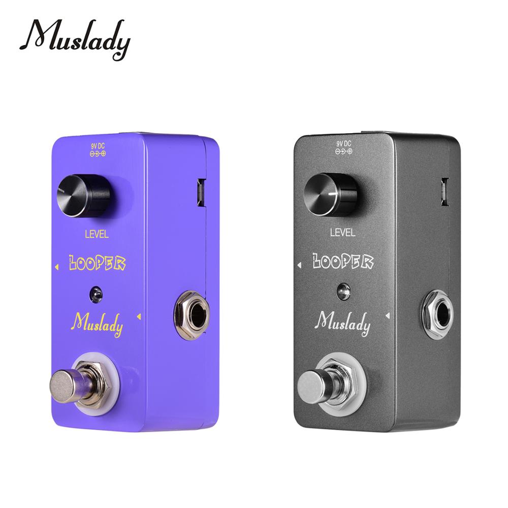 Muslady guitar pedal Mini Looper Effect Pedal Guitar Loopers Bass Loop Pedal with USB Interface guitar accessories guitar pedal