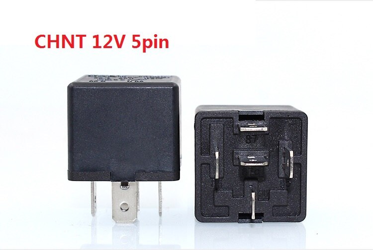 12/24V Relay 4/5Pin 30A 40A Waterproof with Ceramic socket with Lastic socket Relay Car Motorcycle Horn Wire: Without socket / 5Pin 12V 40A