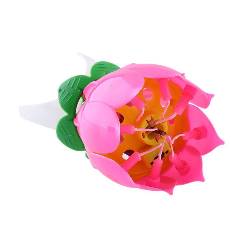Freude Singen Musik Geburtstag Kerze Mono Lotus Kerze Blüte Musik Kerze Bougie de musique BDF99