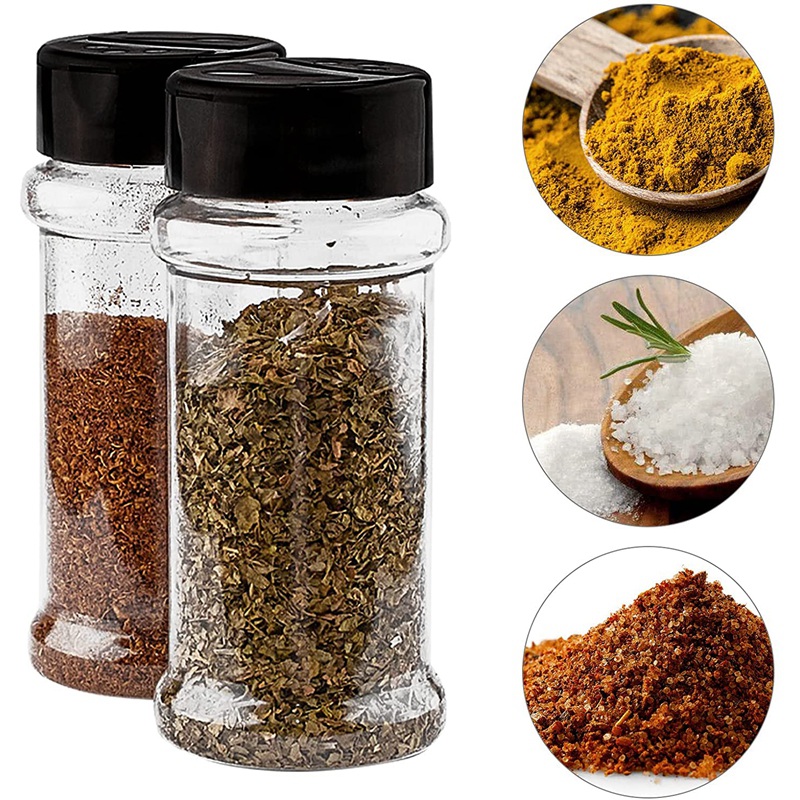 -8Oz Kruidkruik Met Shaker Deksels, Lege Spice Potten Flessen Kruiden Containers Voor Opslaan Spice, Kruiden, kruiden Poeders