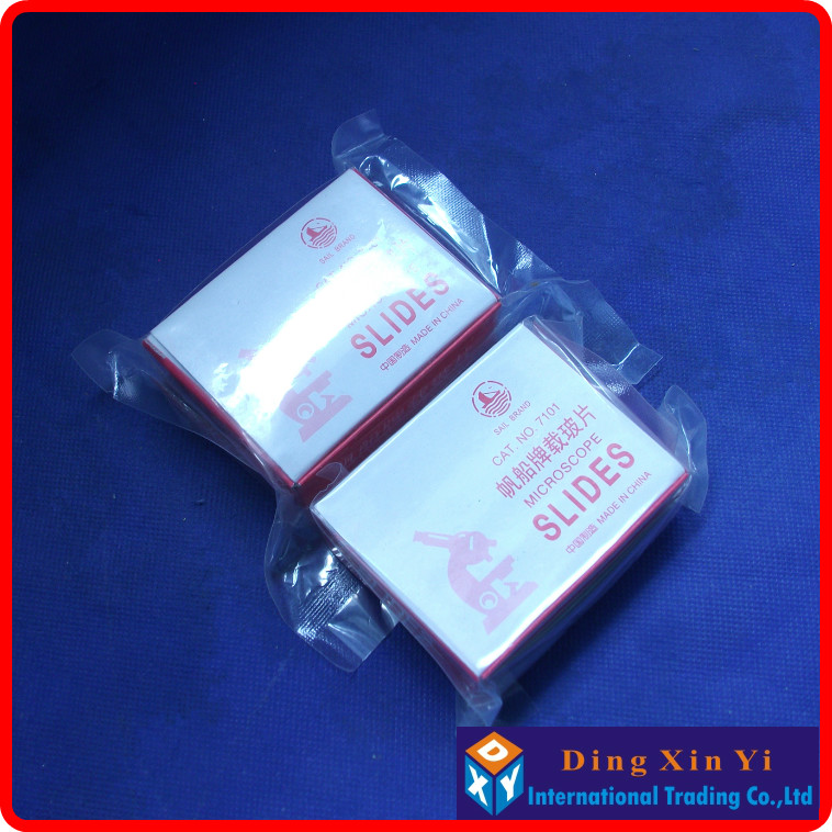 Microscope slides 50pcs,microslide(25.4*76.2mm)+2 Box cover glass 200pcs(18*18mm)