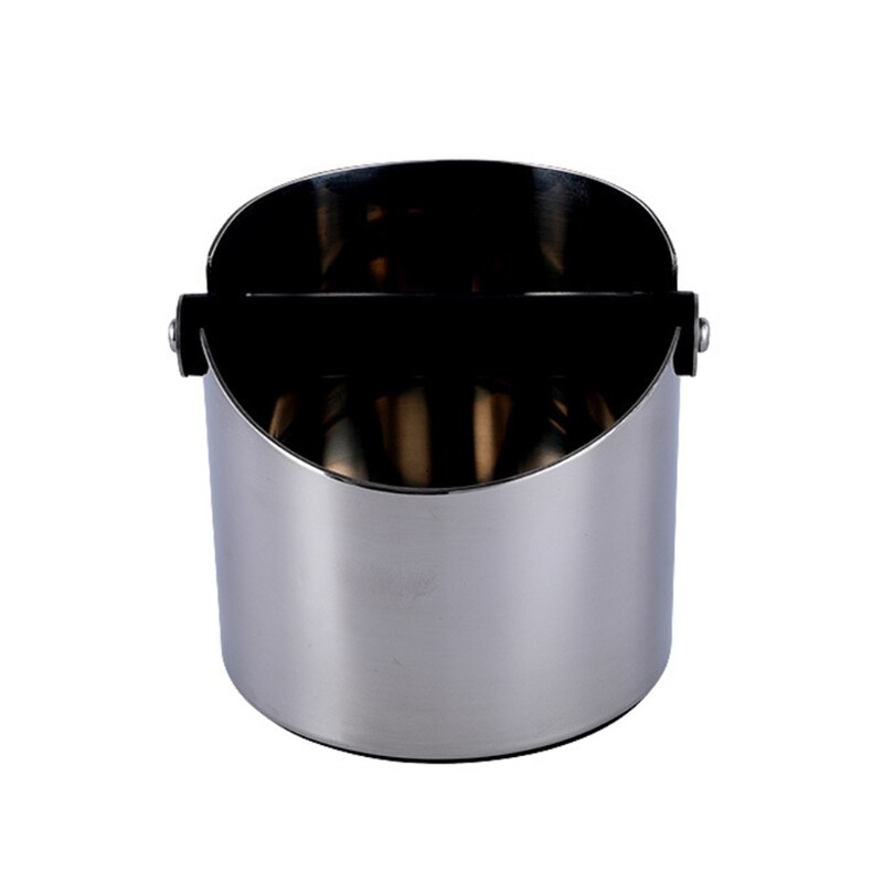 Coffee Knocking Box Espresso Knock Barrel Stainless Steel Grind Waste Storage Bin Coffee Powder Container Slag Bucket: S