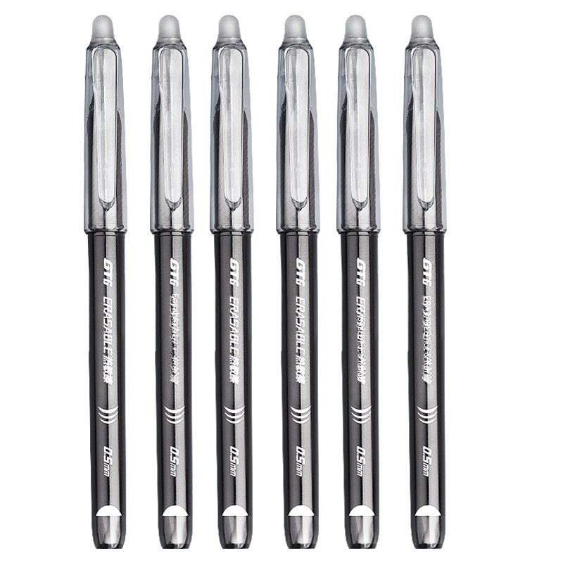 Erasable Gel Pen primary school student special grade three erasable pen refill crystal blue black erasable pen