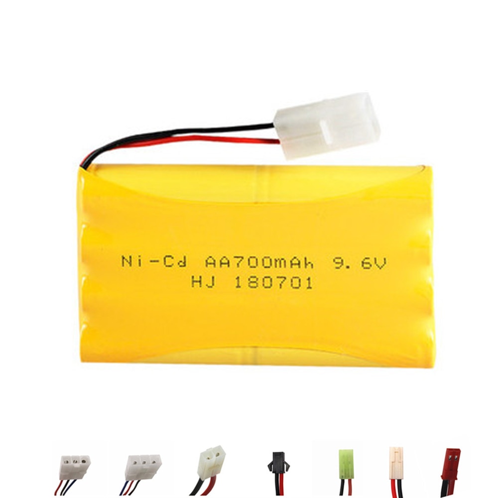 9,6 v 700mah NiCD Akku Für Rc spielzeug Auto Boot Gun Tanks Züge Roboter Ni-CD AA 9,6 v Akku 1Pcs für RC boote