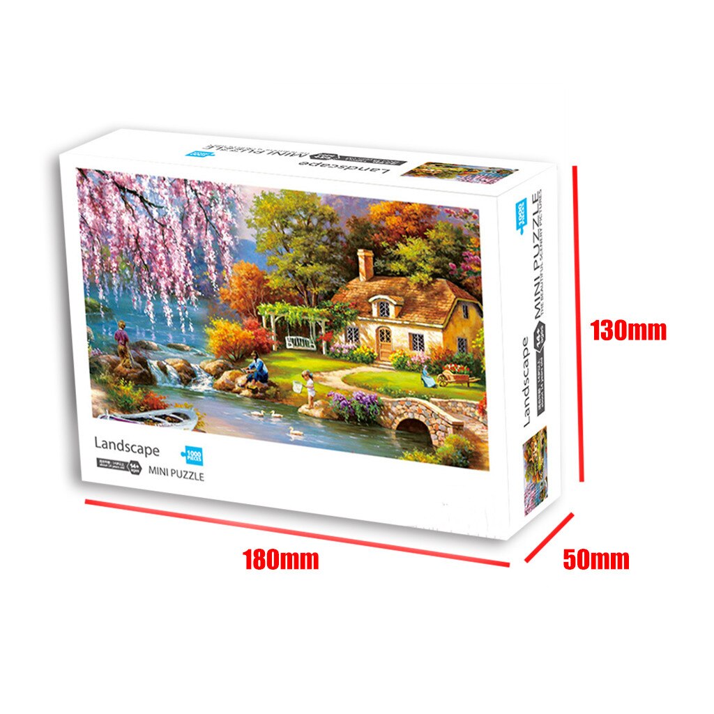puzzle 1000 pieces Adults Puzzles 1000 Piece Landscape игрушки Game Interesting Toys 16.5x11.7 Inch игрушки для взрослых #4