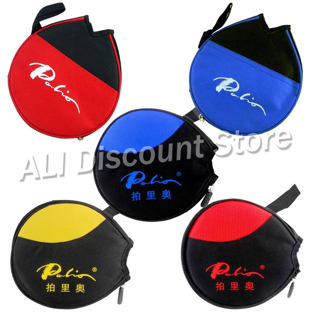 3x palio bordtennis lille etui bat cover til pingpongketcher