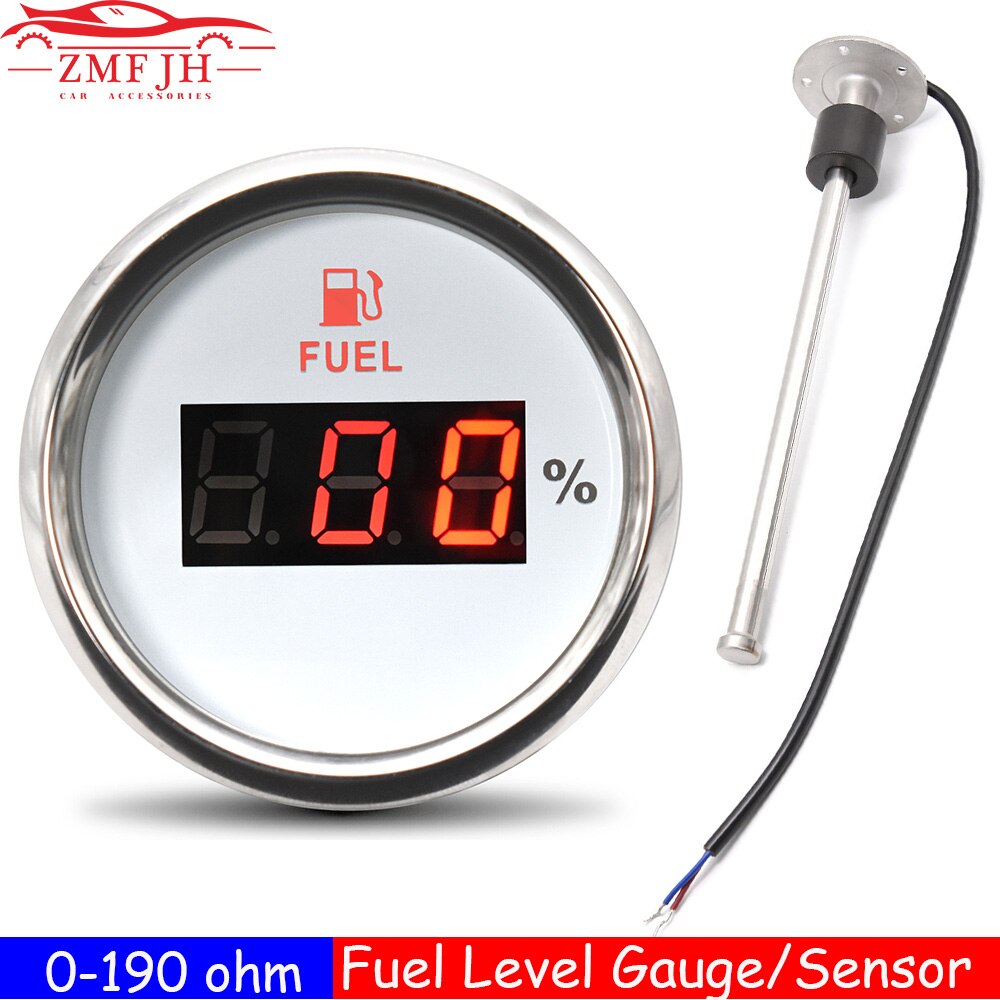 Neue 150/200/225/250/275/300/500mm Tankanzeige Sensor Kraftstoff sender Einheit Fit Kraftstoff Messgeräte Digital Öl Tank Level Meter 0-190ohm