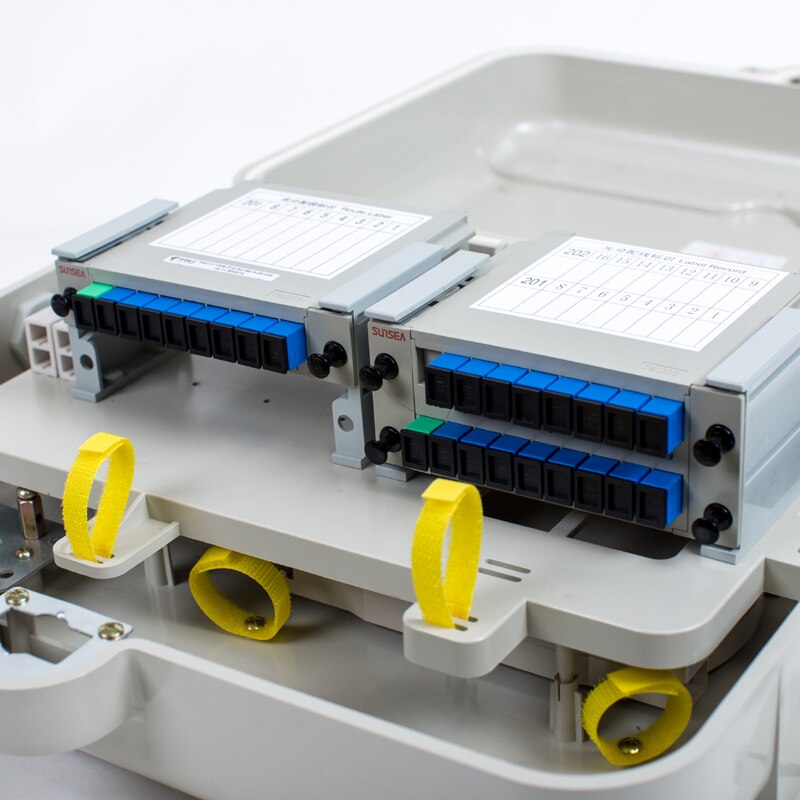 32 Core Outdoor FTTH Splitter Distribution Boxes 32 core Optical fiber splice box 32 cores Fiber Cable Distribution Box BY DHL