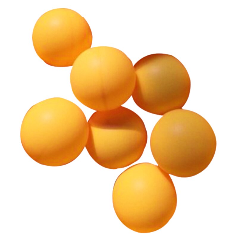 50- Pack Premium Ping Pong Balls Advanced Training Table Ball Lightweight Durable Seamless Balls Orange: Default Title