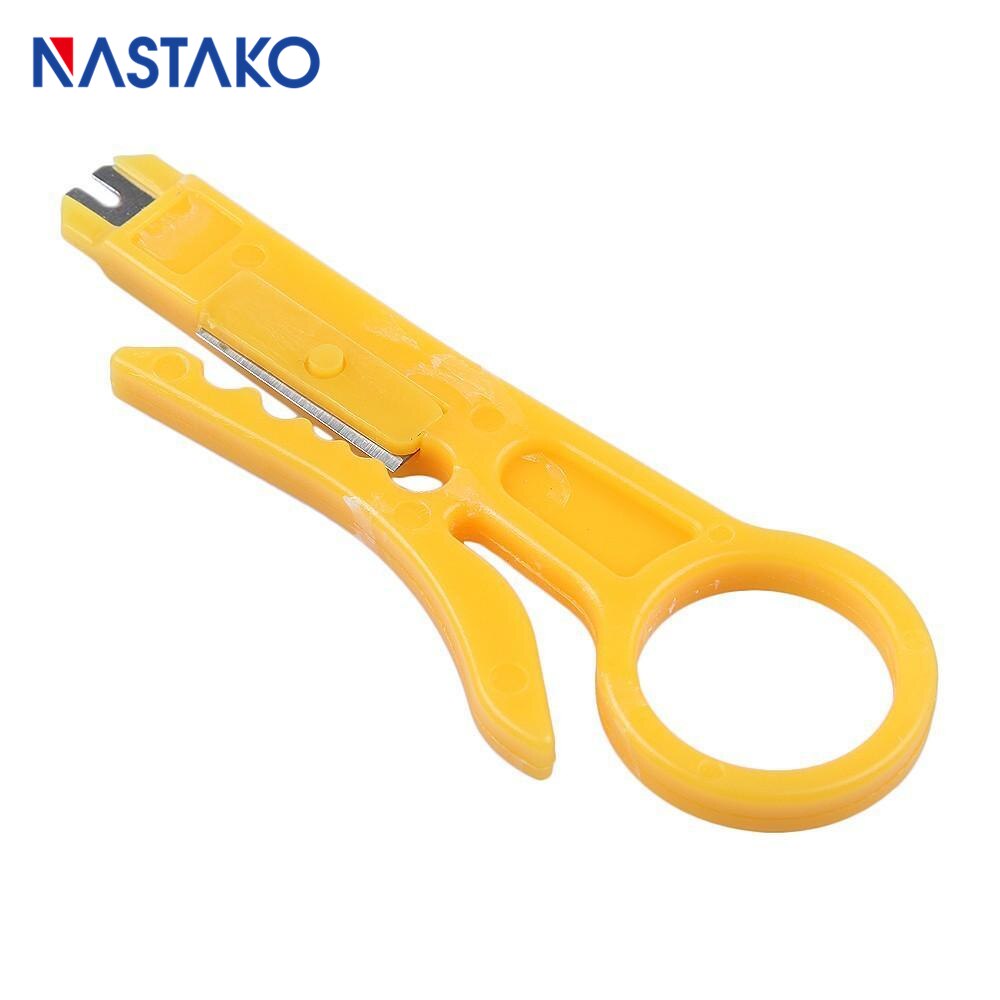 NASTAKO RJ11 RJ45 Cat5 Cat5e Cat6 Crimper Networking Tools Cat5 RJ45 Network Cable Crimping stripping tool Green