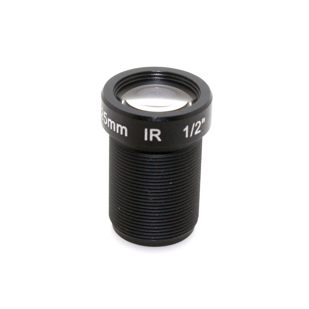5.0 megapixel  hd 25mm ir cctv linse 1/2 " til hd ip ahd cctv kamera linse  f2.4 m12 mount fast iris lang visningsafstand op til 50m