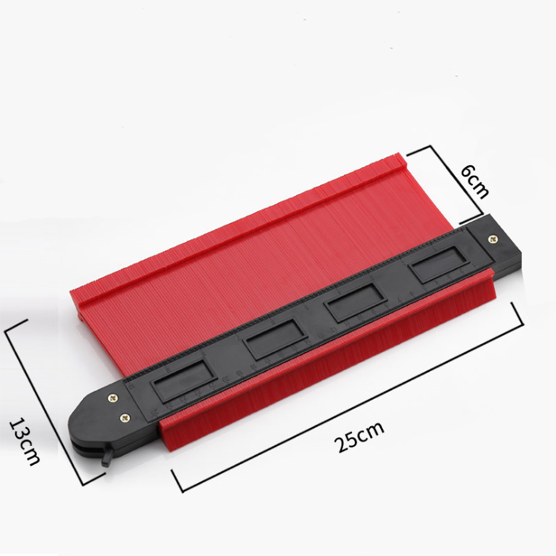25cm 10inch Shape Gauge Duplicator With lock Profile gauge radian measuring rule universal profiling gauge Joinery tool