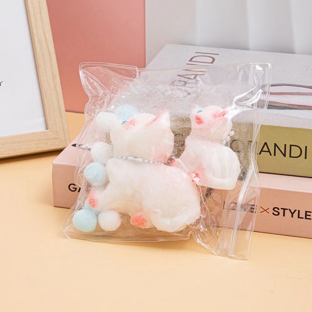 Pie antiestrés de Navidad, pie blando suave, pegajoso, alivio del estrés, juguetes relajantes, apretar, tabique, pata de gato, juguete de dibujos animados Kawaii: Champán