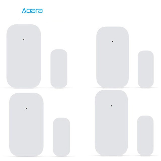 Bulk Aqara Deur Raam Sensor Zigbee Draadloze Verbinding Smart Mini Deur Sensor Werken Met Mihome App Voor Android Ios Telefoon: 4pcs