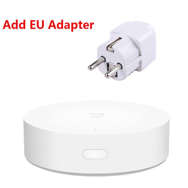 Xiaomi mijia multi-mode smart gateway 3 stemme fjernbetjening med zigbee 3.0 wifi bluetooth mesh til smart home: Tilføj eu-stik
