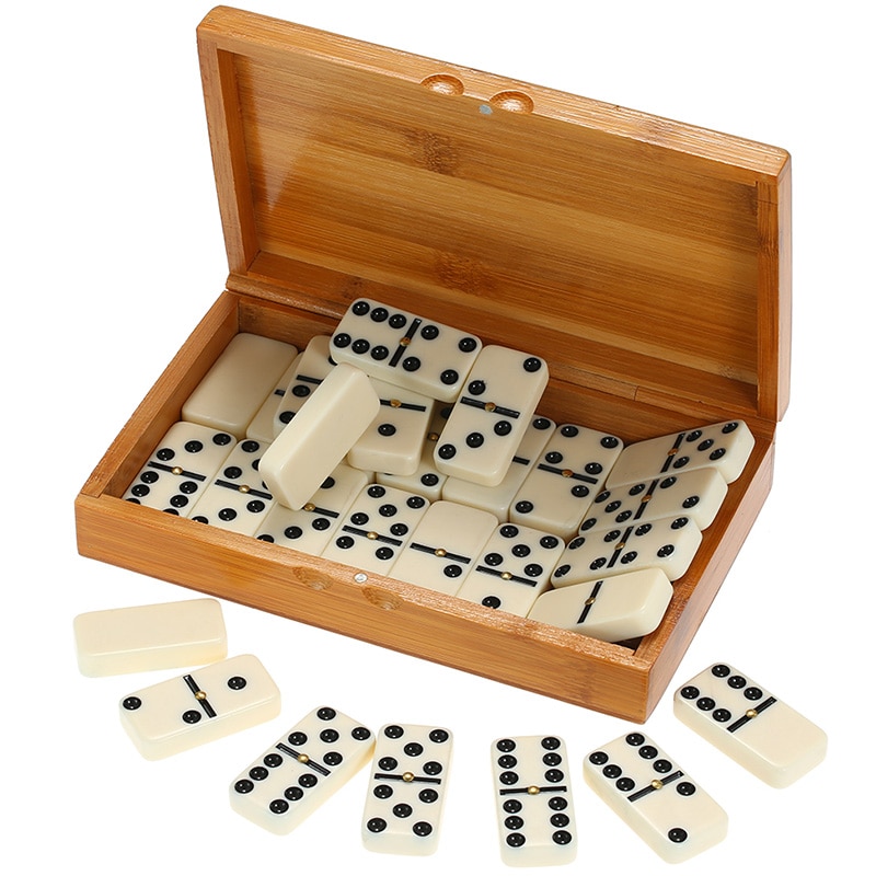 28 stk / sæt domino brætspil domino legetøj rejser sjovt bordspil barn børn pædagogisk legetøj til børn