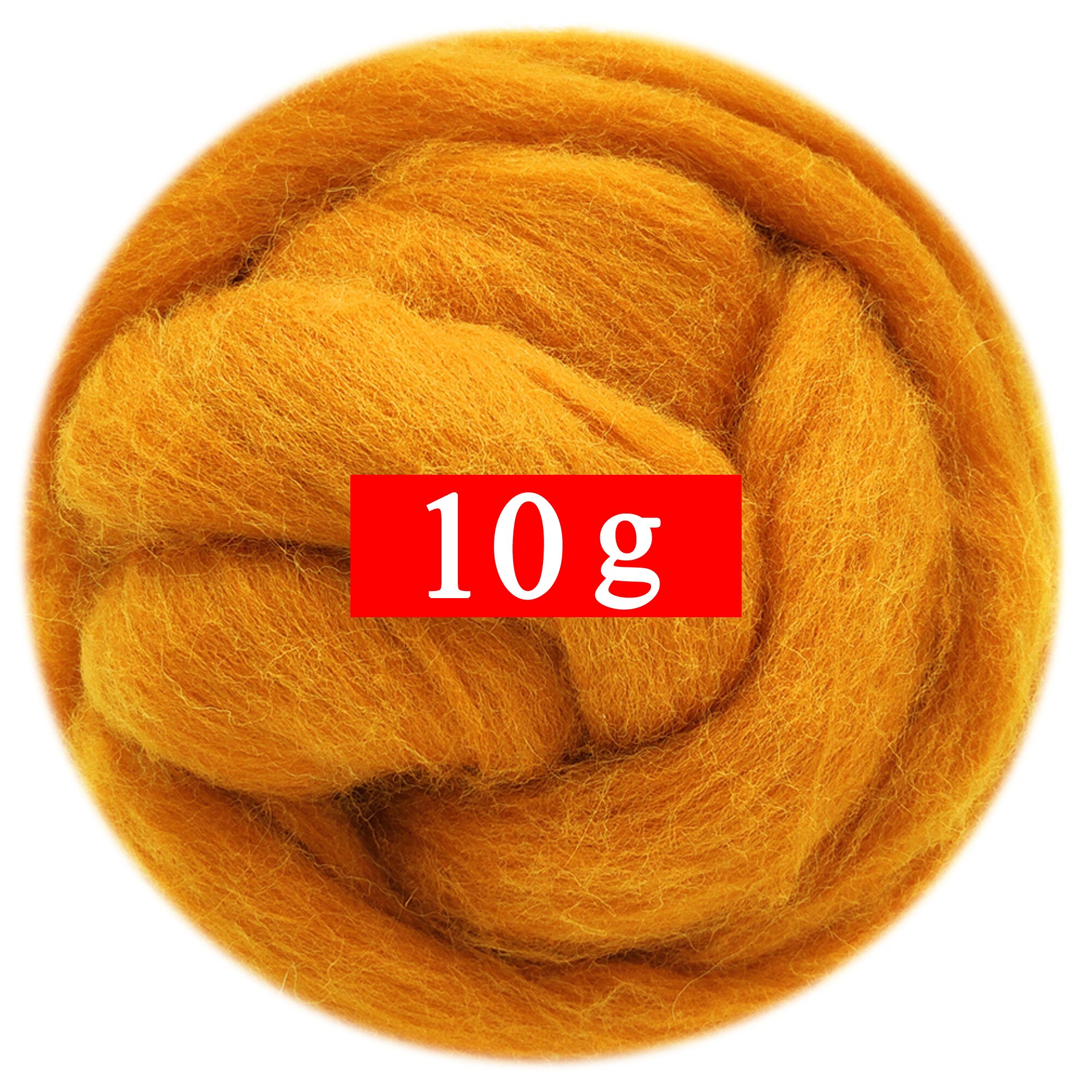 10G Vilten Wol (40 Kleuren) 19 Micron Super Zachte Natuurlijke Wol Fiber Voor Naaldvilten Kit 0.35 Oz Per Kleur (Geen. 18)