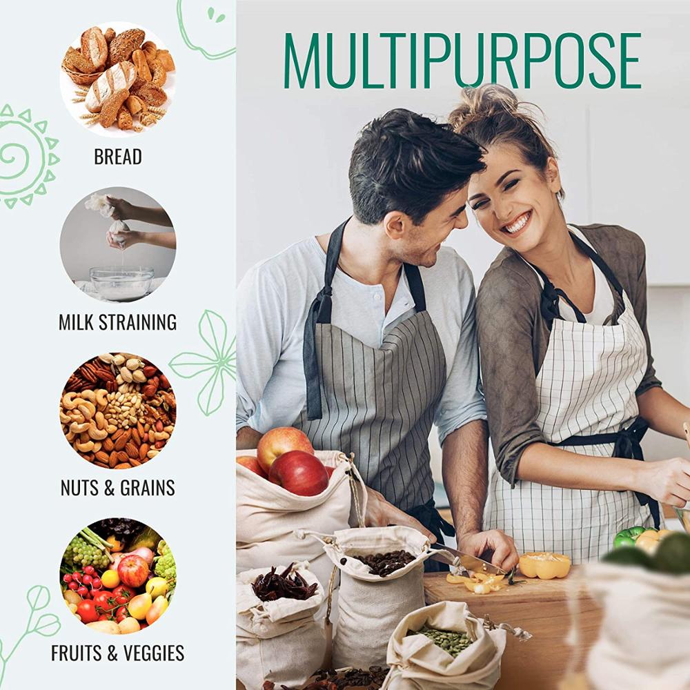 Jute bag Cotton Linen Drawstring Bag Burlap Packing pouches Storage Bags for Wedding Christmas Jewelry Packaging