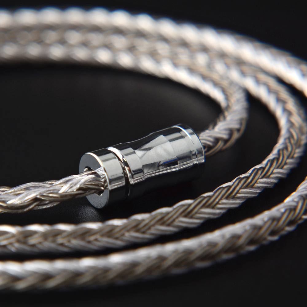 NICEHCK C16-4 16 Core Silver Plated Cable 3.5/2.5/4.4mm Plug MMCX/2Pin/QDC Connector For KZZSX CCATRN TFZ QDC NX7MK4/DB3 BL-03