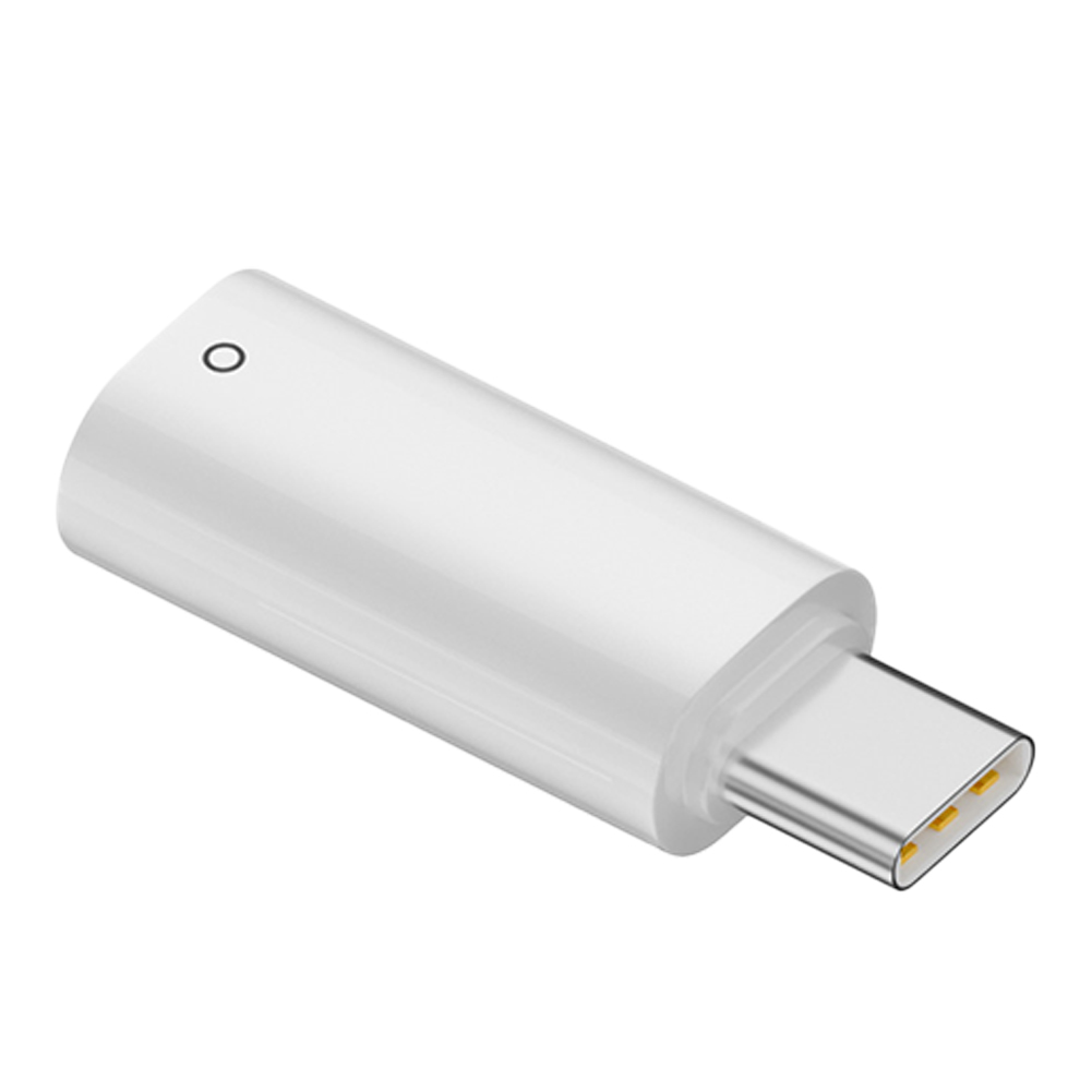 Ligting A Adaptador de conector tipo C para Apple Pencil, 1ª generación, Compatible con Bluetooth, Stylus Pen, adaptador de carga para IPad10: Blanco