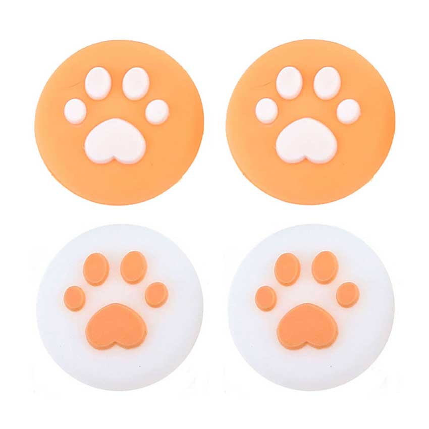 YuXi 4pcs Cute Cat Paw Claw Thumb Grip Cover Case For Nintendo Switch Lite Joy-Con Joy Con Joystick Analog Stick Caps: T T Y Y