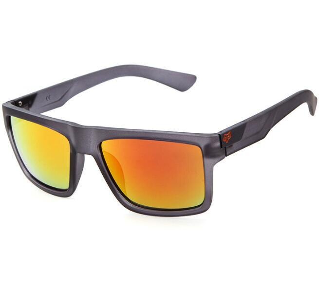 7983 Fox Classic Sunglasses Men Women Driving Square Frame Sun Glasses Male Goggles Sports UV400 Gafas Eyewear: C6