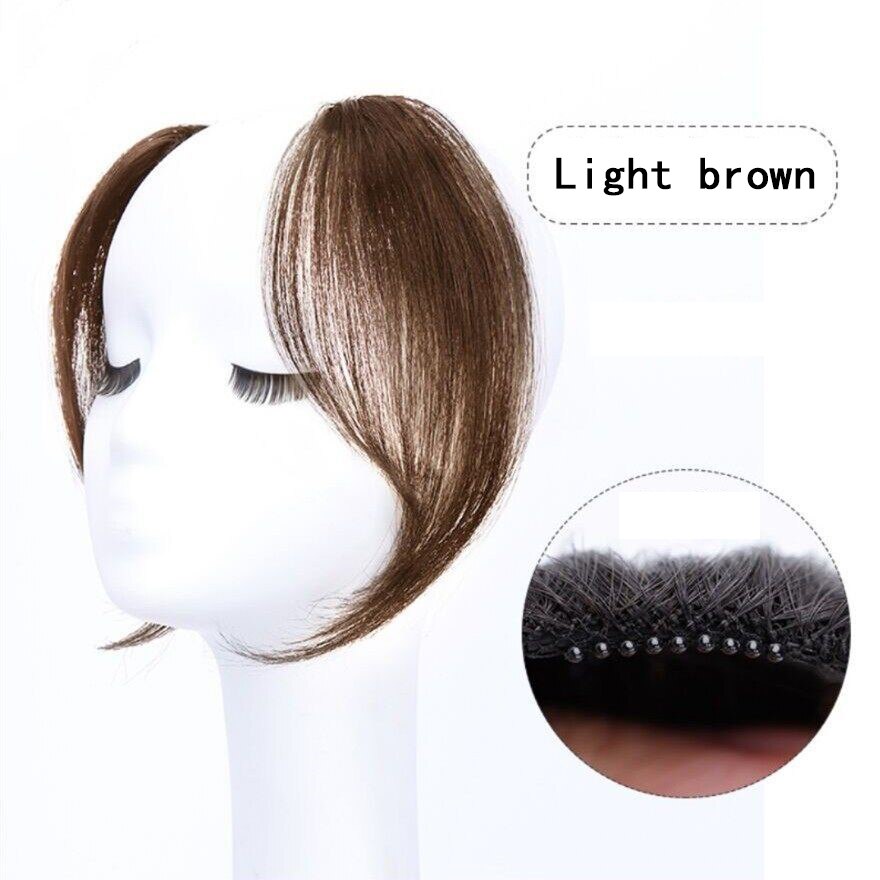 Bangs Clip In on Front Hair Bang Side Fringe Hair Extension Natural Synthetic Bangs Hair Women Bangs Synthetic Hair Pieces: 4/30HL