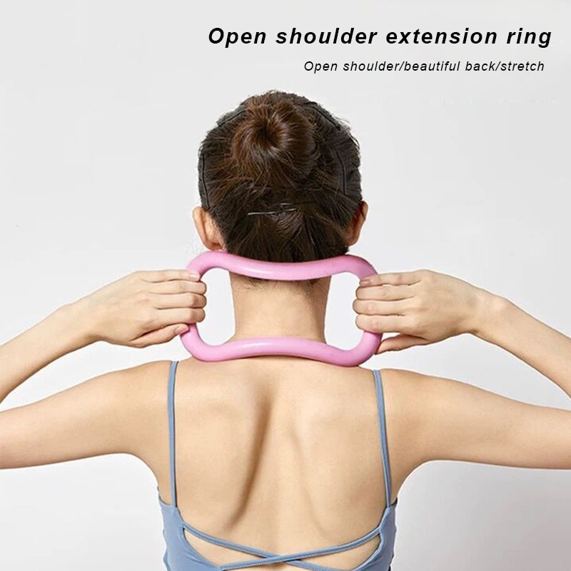 Yoga Ring Open Schouder Yoga Cirkel Beauty Been Shape Yoga Cirkel Stretching Armband Terug Stretching Oefening Yoga Accessoires