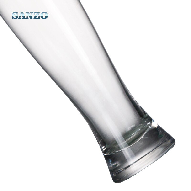 2- pack transparent glas hantverk vete öl kopp midja juice juice öl kopp restaurang vatten bar hercules kopp 600009