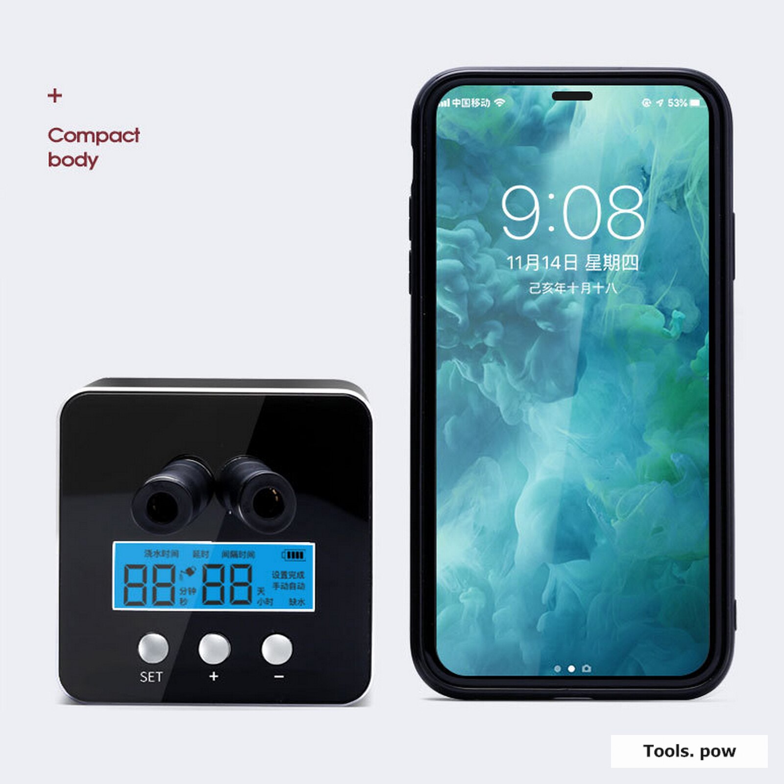 Reptile Humidifier, Rain forest Eco-tank Spray Humidifier System Atomizer to Simulate Rainfall Automatic Watering Device Nozzle